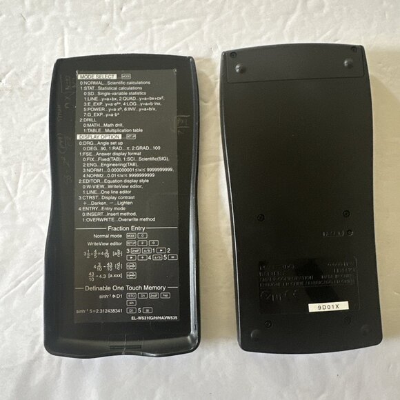 Sharp EL-W535 WriteView Scientific Calculator with Case - Picture 6 of 13